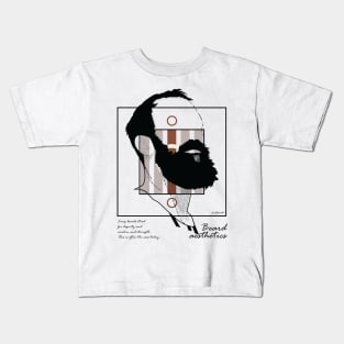 Beard aesthetics version 9 Kids T-Shirt